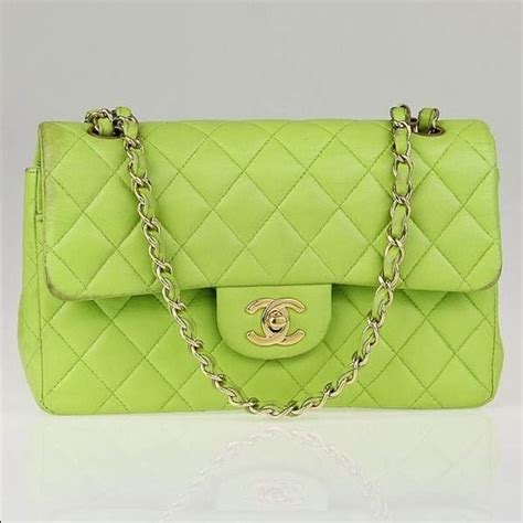 chanel lime green|Chanel pink ref.